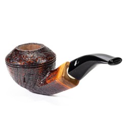 Pipa Santambrogio Sabbiata Bent Rhodesian SA 26122 | Pipeonline