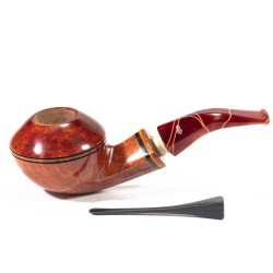 Pipa Santambrogio Liscia FP Bent Rhodesian SA 26131 | Pipeonline