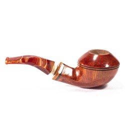 Pipa Santambrogio Liscia FP Bent Rhodesian SA 26131 | Pipeonline