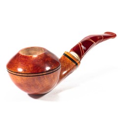 Pipa Santambrogio Liscia FP Bent Rhodesian SA 26131 | Pipeonline