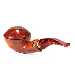 Pipa Santambrogio Liscia FP Bent Rhodesian SA 26131 | Pipeonline