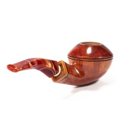 Pipa Santambrogio Liscia FP Bent Rhodesian SA 26131 | Pipeonline