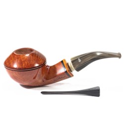 Pipa Santambrogio Liscia FP Bent Rhodesian SA 26126 | Pipeonline