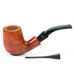 Pipa Santambrogio Liscia FP Grande Bent Billiard SA 26132 | Pipeonline