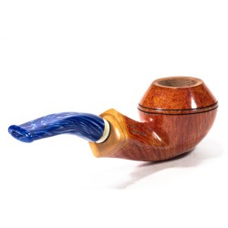 Pipa Santambrogio Liscia FX Media Bent Rhodesian SA 25146 | Pipeonline