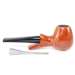 Pipa in Radica Roger Model Liscia Chiara Brandy