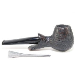 Briar Pipe Roger Model Sandblasted Brandy