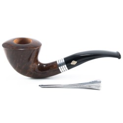 Pipa Brebbia Nova "PURA" Noce Mod. 132 Bent D.