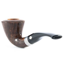Pipa Brebbia Nova "PURA" Noce Mod. 132 Bent D.