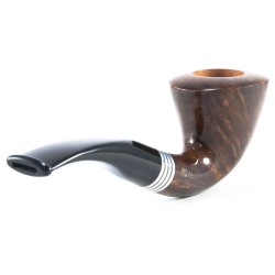 Pipa Brebbia Nova "PURA" Noce Mod. 132 Bent D.