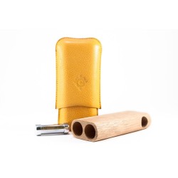 Portasigari Humidor Cartujano - 2 half Toscano Cigar