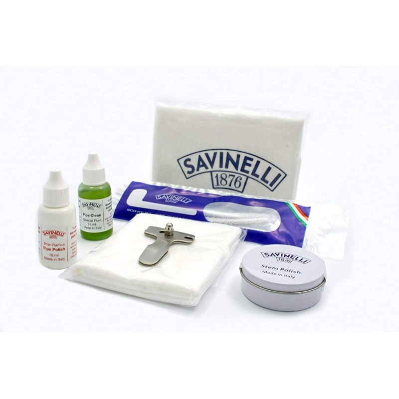 Kit Premium Completo Pulizia Pipa Savinelli in Latta - Pipeonline