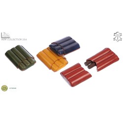 Cigar Case Lubinski for 3 Half Toscano Cigars