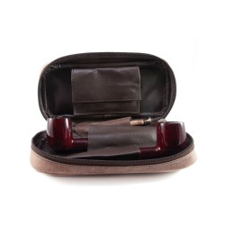 Borsa Portapipa e Portatabacco Guy Janot 2 Pipe