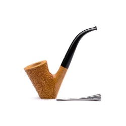 Pipa Caminetto Rusticata Naturale Gr. 8 Cherrywood