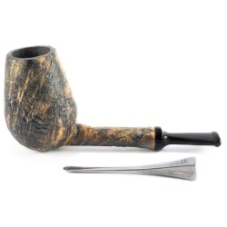 Pipa in Radica BlueBird Contrast Sabbiata Chimney