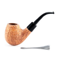 Pipa Caminetto Rust. Naturale Gr. 8 Bent Billiard