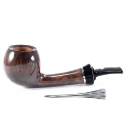 Briar Pipe Brebbia Lucy Smooth Bent Apple