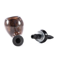 Briar Pipe Brebbia Lucy Smooth Bent Apple