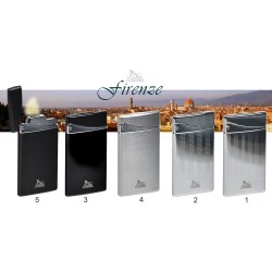 Accendino Flat Flame Lubinski Firenze Cromo