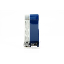 Accendino Colibri Turbo Blu e Argento