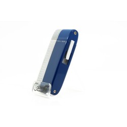 Accendino Colibri Turbo Blu e Argento