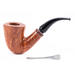 Pipa Amorelli Tre Stelle Fancy Flock Bent Billiard