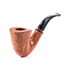 Pipa Amorelli Tre Stelle Fancy Flock Bent Billiard