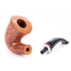 Pipa Amorelli Tre Stelle Fancy Flock Bent Billiard