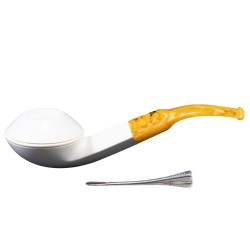 Meerschaum Pipe Lubinski B 218 Bent Rhodesian