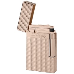 S.T. Dupont Lighter Line 2 Pink Gold Diamond Head