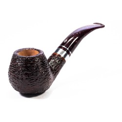 Pipa Savinelli Bacco 645 KS Rusticata Bent Brandy