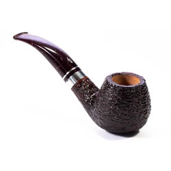 Pipa Savinelli Bacco 645 KS Rusticata Bent Brandy