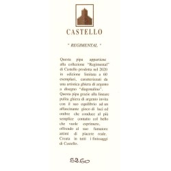 Pipe Castello Collection Regimental Chimney