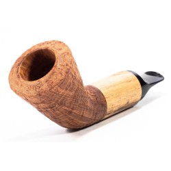Briar Pipe Manu' Sandblasted Bamboo Horn 2019