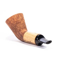 Briar Pipe Manu' Sandblasted Bamboo Horn 2019