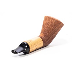 Briar Pipe Manu' Sandblasted Bamboo Horn 2019