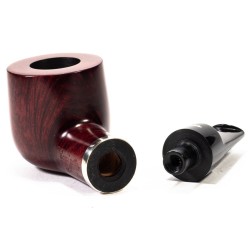 Pipa in Radica Caminetto Red Gruppo 5 Liscia Pot