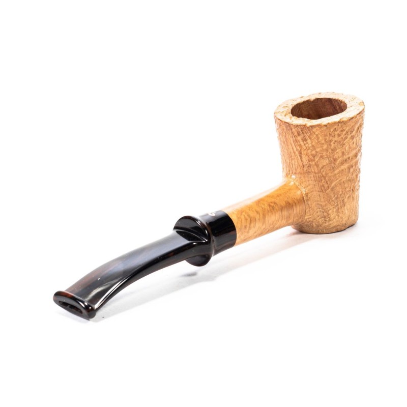 Briar Pipe Luigi Viprati Sandblasted Natural Poker Briar Pipe Luigi Viprati Sandblasted Natural Poker