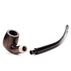 Pipa Aldo Velani Liscia Churchwarden Bent