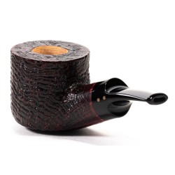 Pipa in Radica Radice Silk Cut G Sabbiata Bent Pot