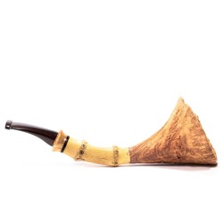 Pipa in Radica Manu' Sabbiata Bamboo Horn 2019