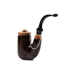 Pipa Brebbia OOM PAUL Noce Liscia Hungarian