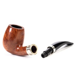 Pipa Brebbia Sterling Ambra Modello 6014 Bent