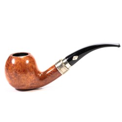 Pipa Brebbia Sterling Ambra Mod. 834 Bent Apple