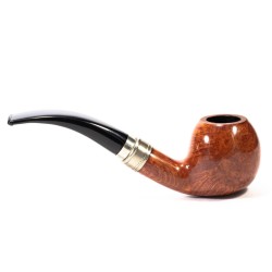 Pipa Brebbia Sterling Ambra Mod. 834 Bent Apple
