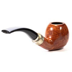 Pipa Brebbia Sterling Ambra Mod. 834 Bent Apple