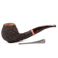 Pipe Brebbia Logo Rust. Mod. 6122 Bent Billiard