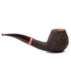 Pipe Brebbia Logo Rust. Mod. 6122 Bent Billiard