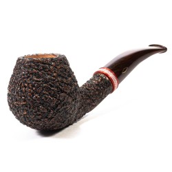 Pipe Brebbia Logo Rust. Mod. 6122 Bent Billiard